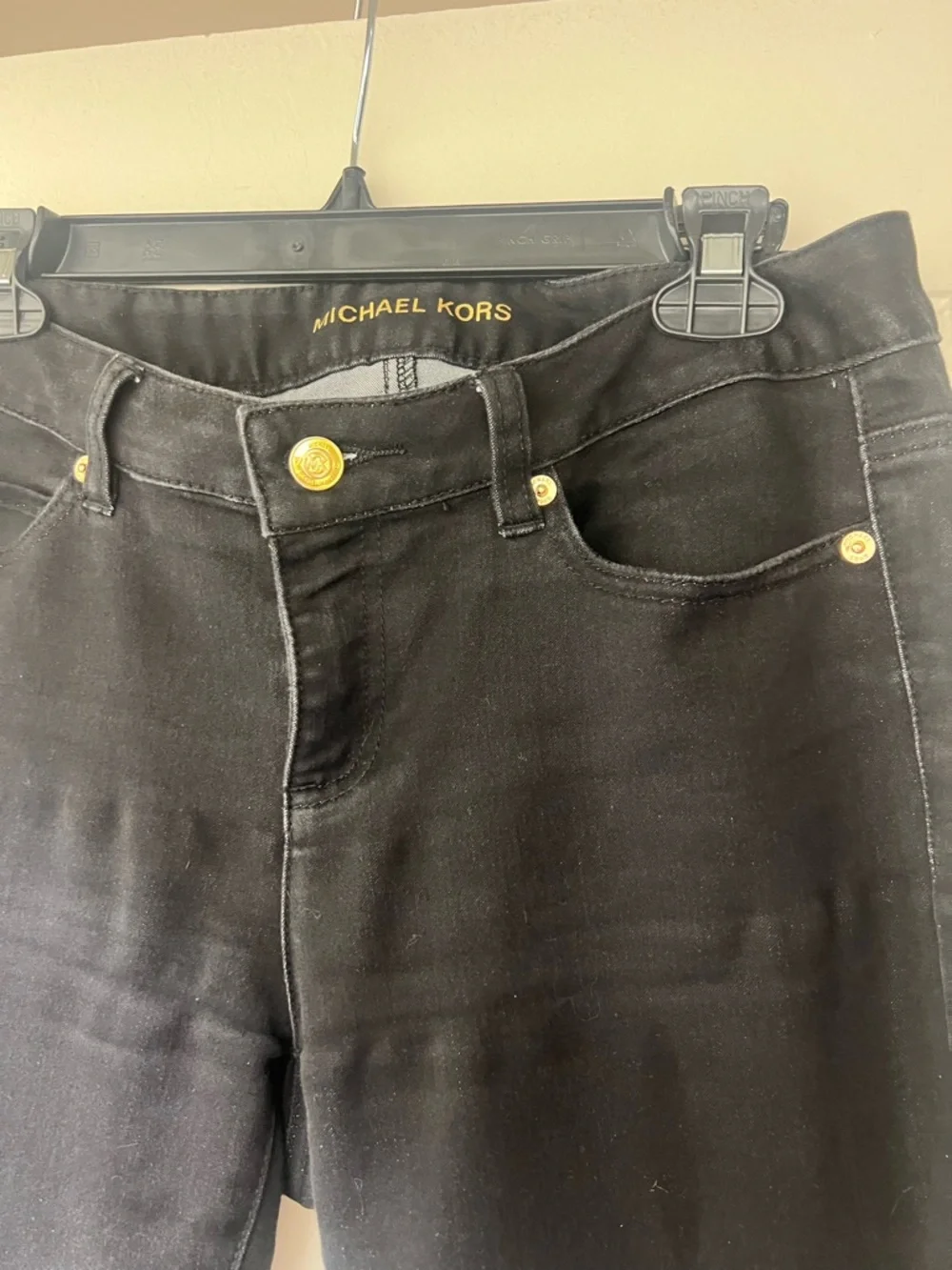 Michael Kors Jeans Women’s Black Skinny Mid Rise Stretch Denim Classic Fit - Picture 3 of 5